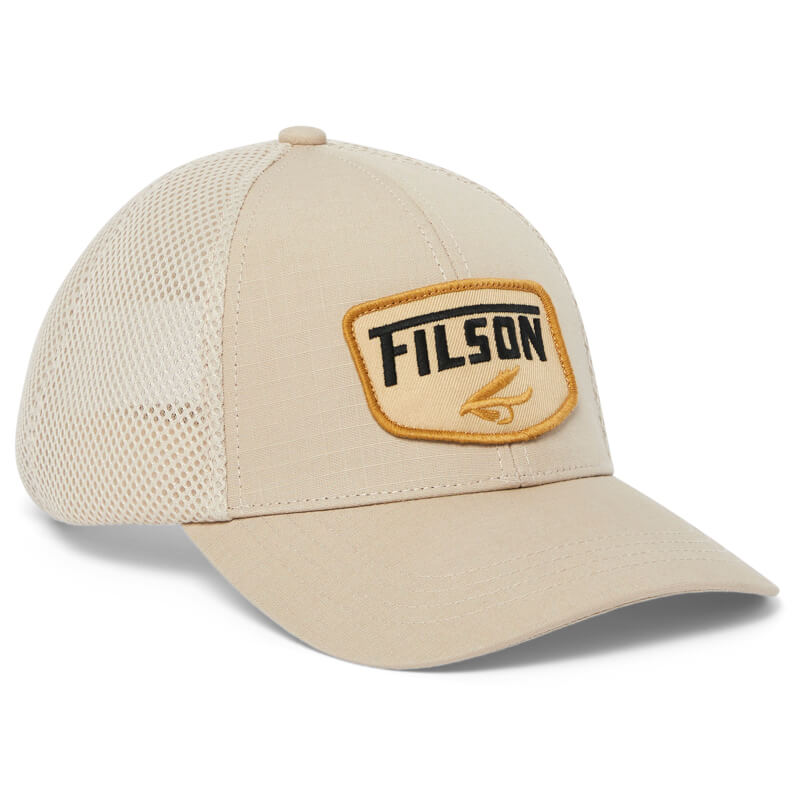 Filson Mesh Logger Cap Stone | 54 Dean Street Shop