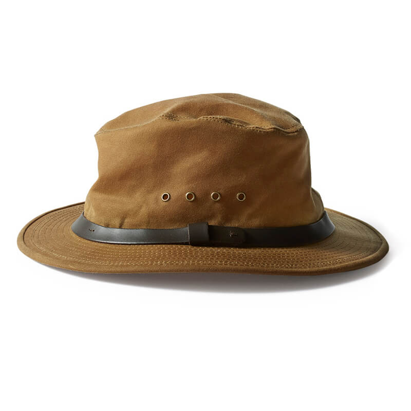 Filson Tin Packer Hat Dark Tan | 54 Dean Street Shop
