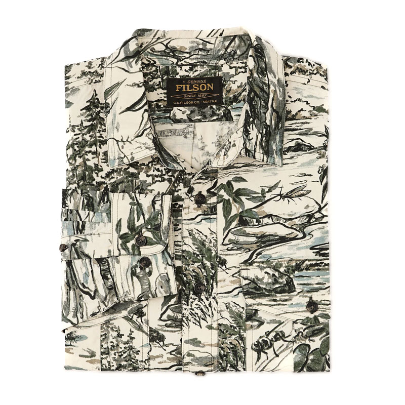 Filson x Housefly Washed Feather Cloth Shirt