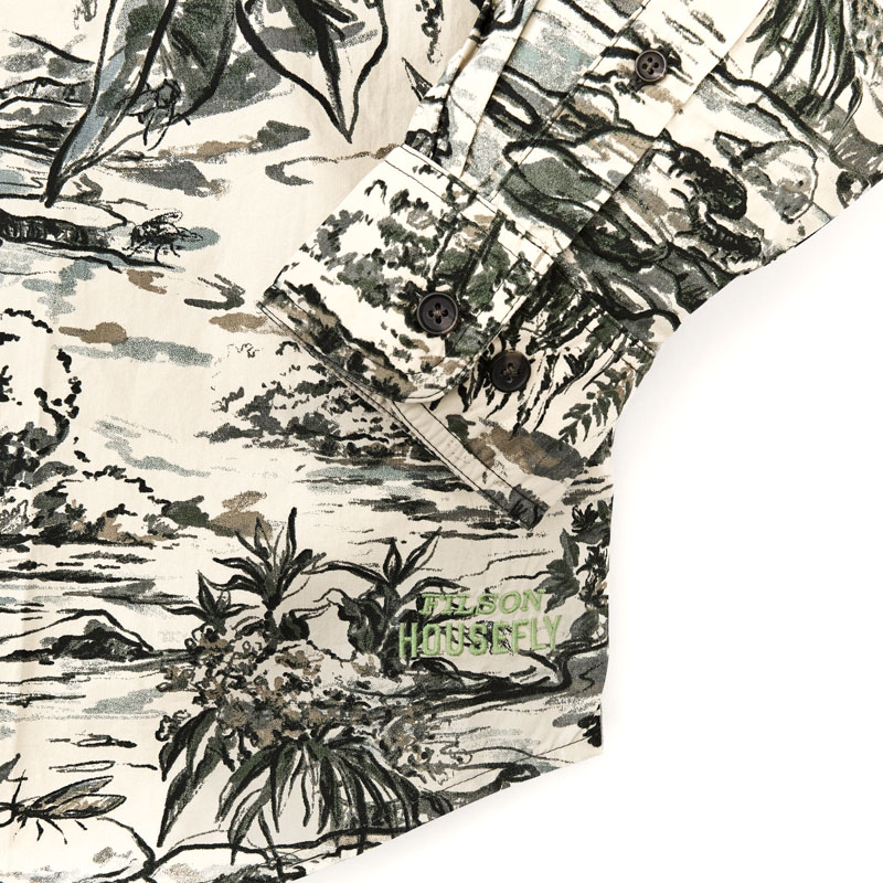 Filson x Housefly Washed Feather Cloth Shirt