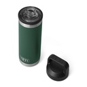 YETI Rambler Bottle 18oz Black Forest Green