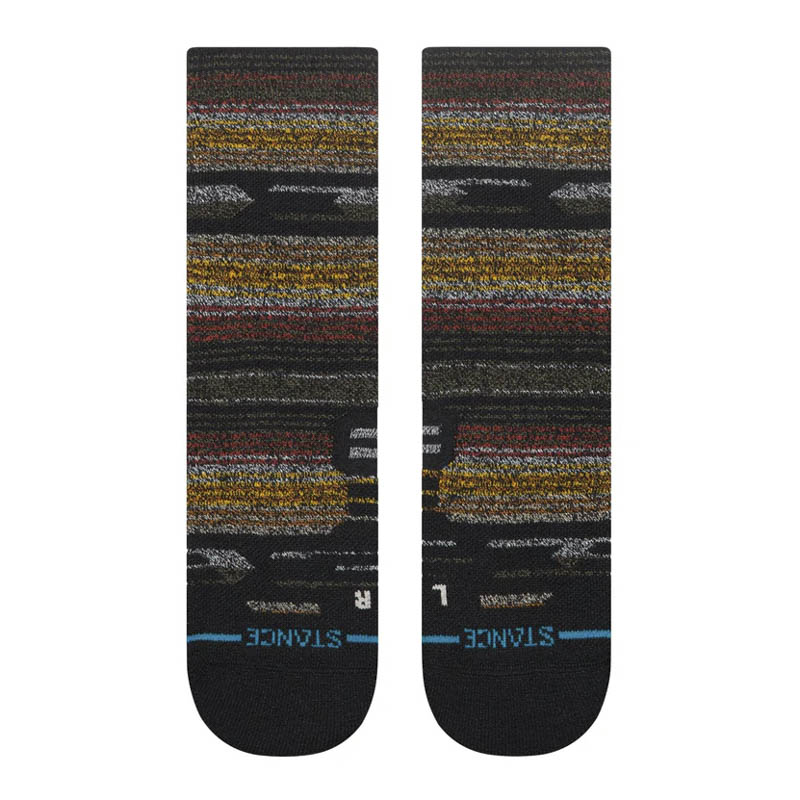 Stance Socks Fork in The Road Mid Crew BLK