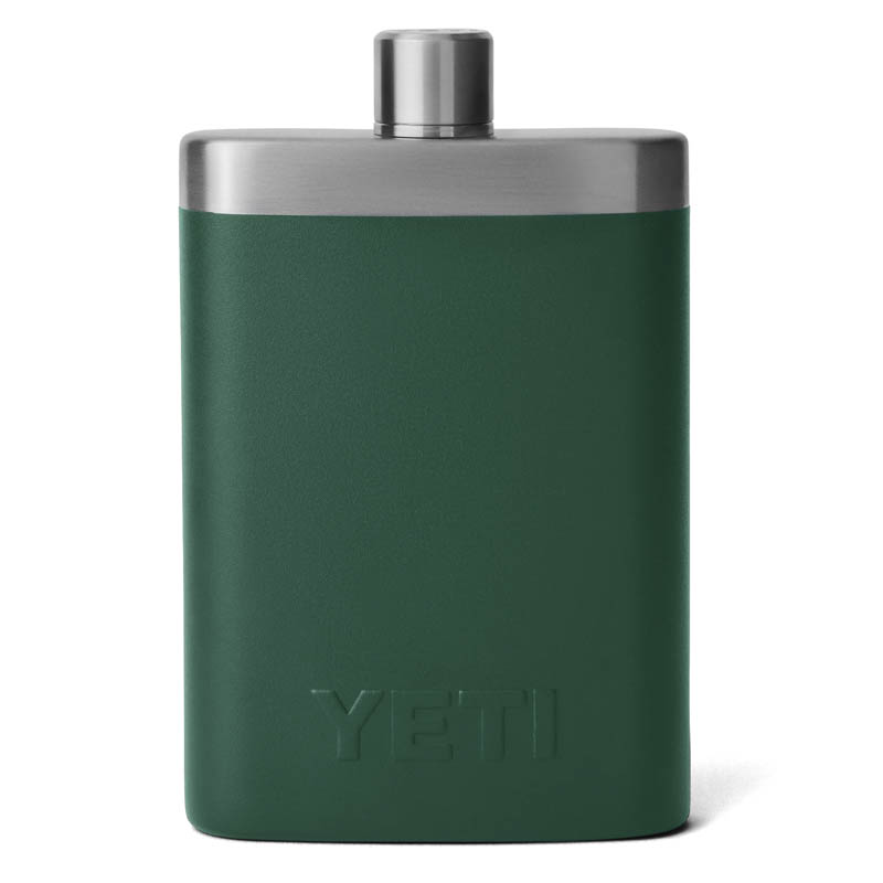 YETI Rambler Flask Black Forest Green