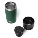YETI Rambler 12oz Travel Bottle Black Forest Green