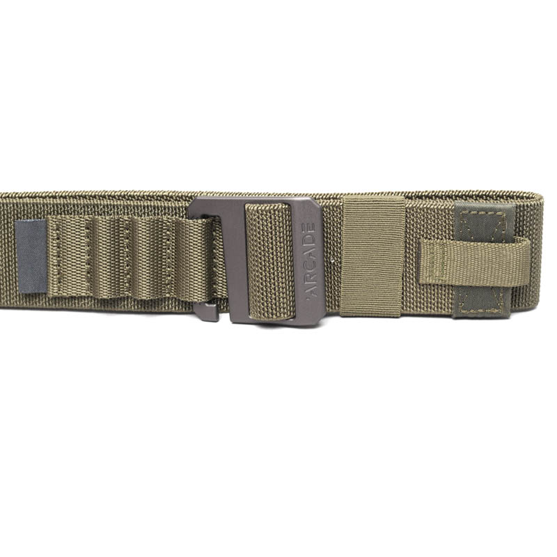 Arcade Hardware Alu Olive Belt