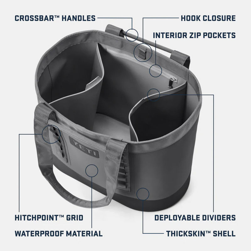 YETI Camino Carryall Tote Bag 50L Charcoal