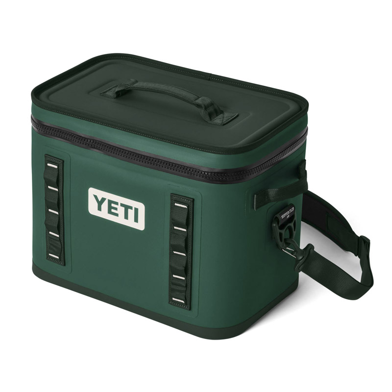 YETI Hopper Flip 18 Soft Cooler Black Forest Green