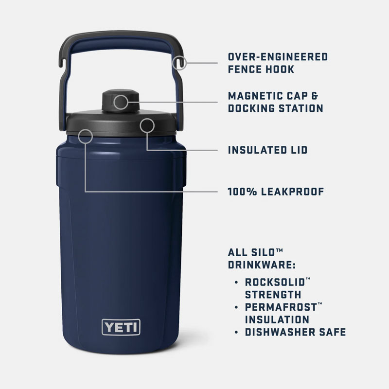 YETI Silo Half Gallon Jug Black