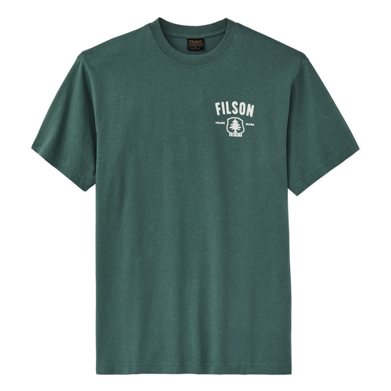 Filson Forestry Graphic T-Shirt Mallard Green