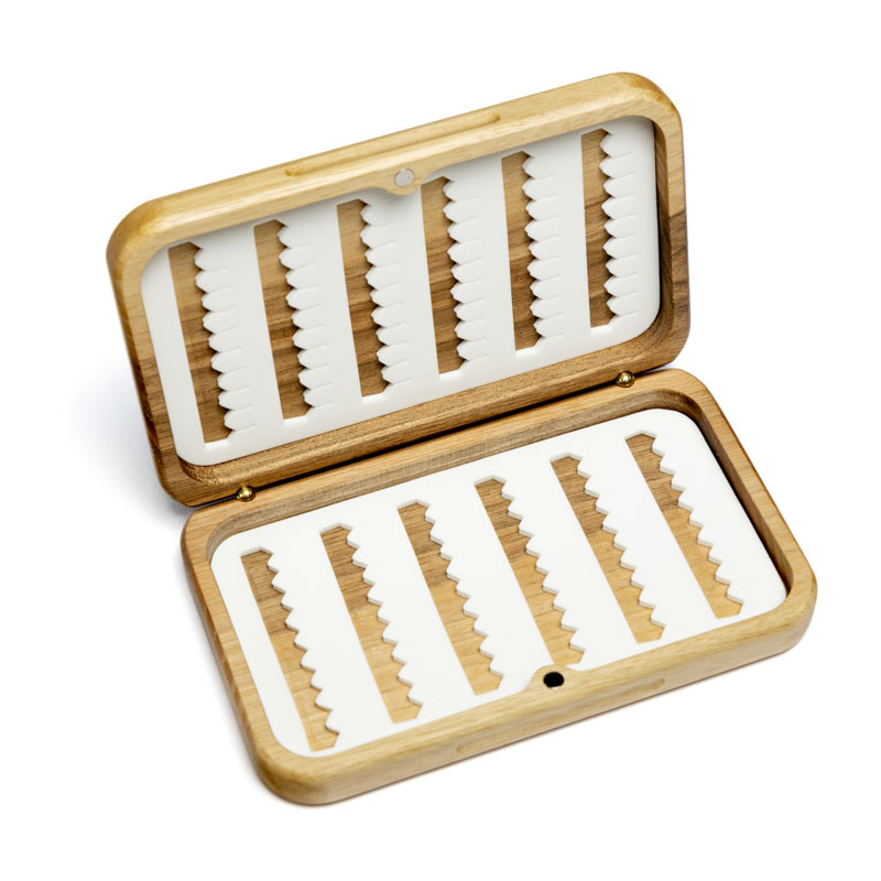 54DS Wooden Fly Box Adams