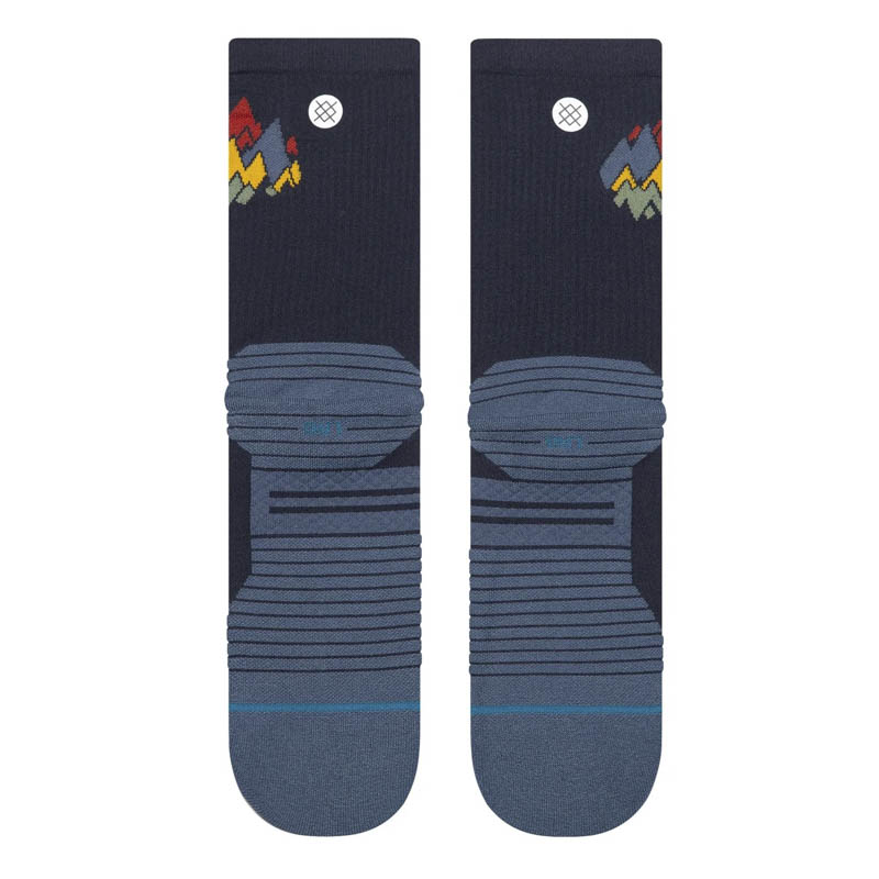 Stance Socks Peaks Ribbed Light Crew Navy