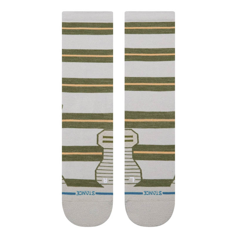 Stance Socks Striped It Light Wool Crew Grey