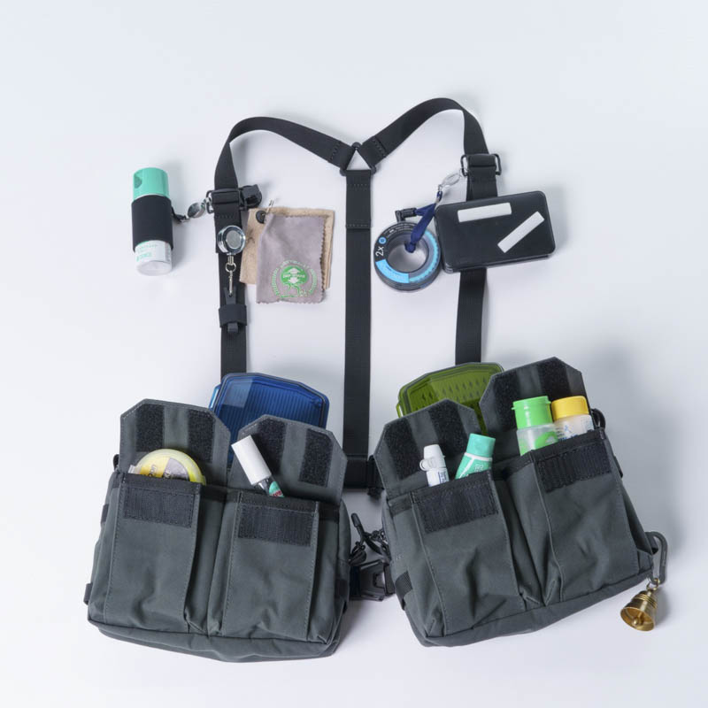 Foxfire River Scout Pack Vest Khaki