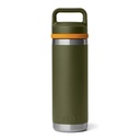 YETI Rambler Bottle 18oz Olive/King Crab Orange