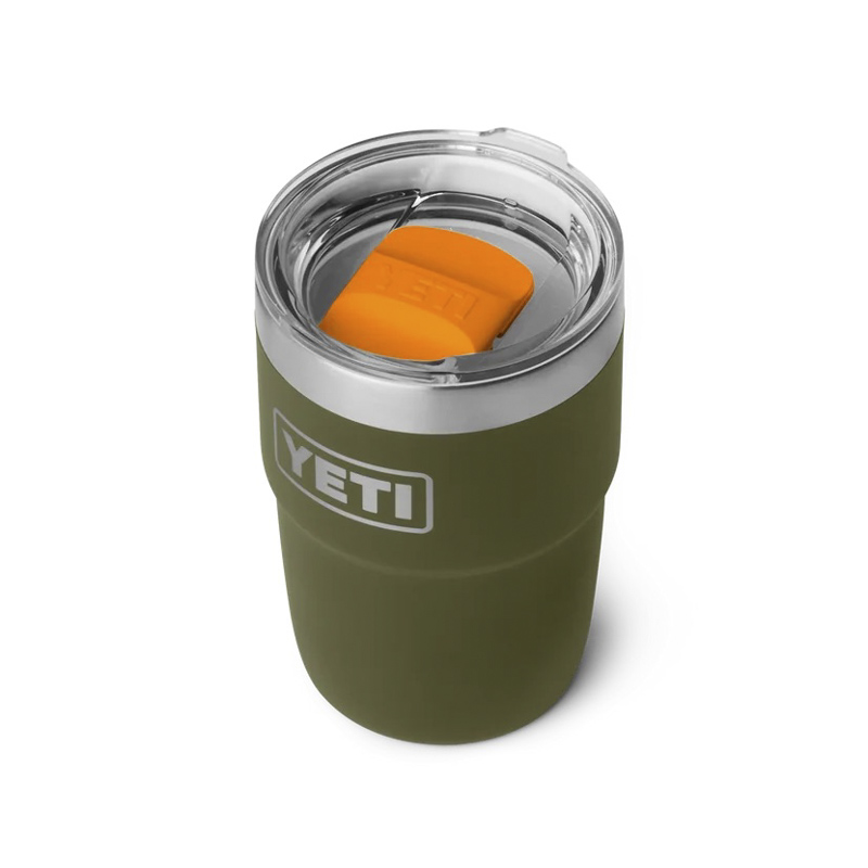YETI Rambler Tumbler 8oz Olive/King Crab Orange