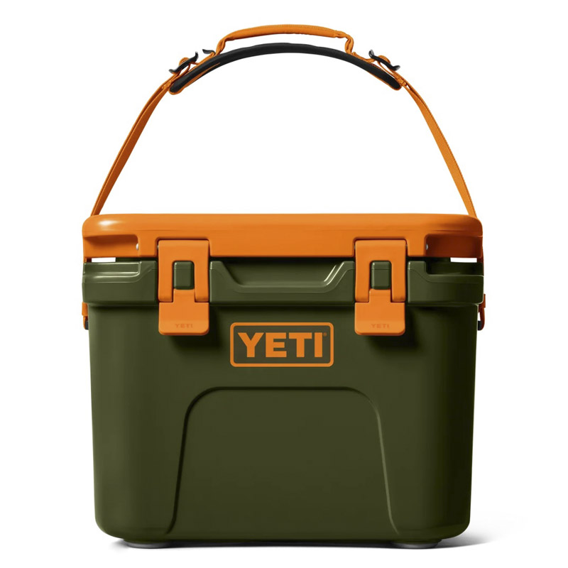 YETI Roadie Cooler 15 Olive/King Crab Orange