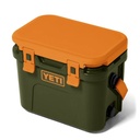 YETI Roadie Cooler 15 Olive/King Crab Orange