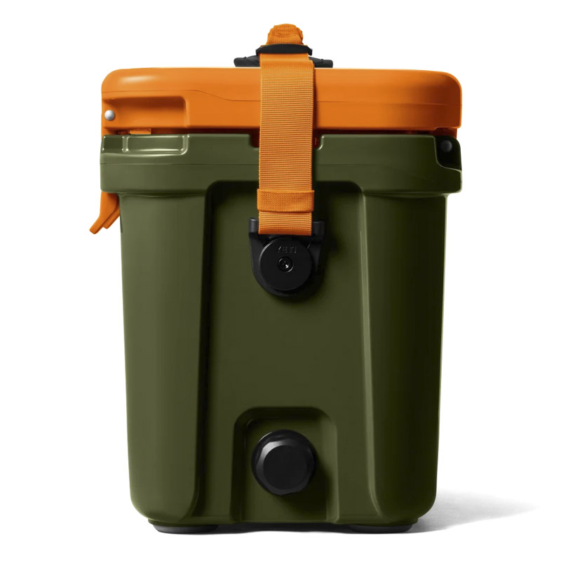 YETI Roadie Cooler 15 Olive/King Crab Orange