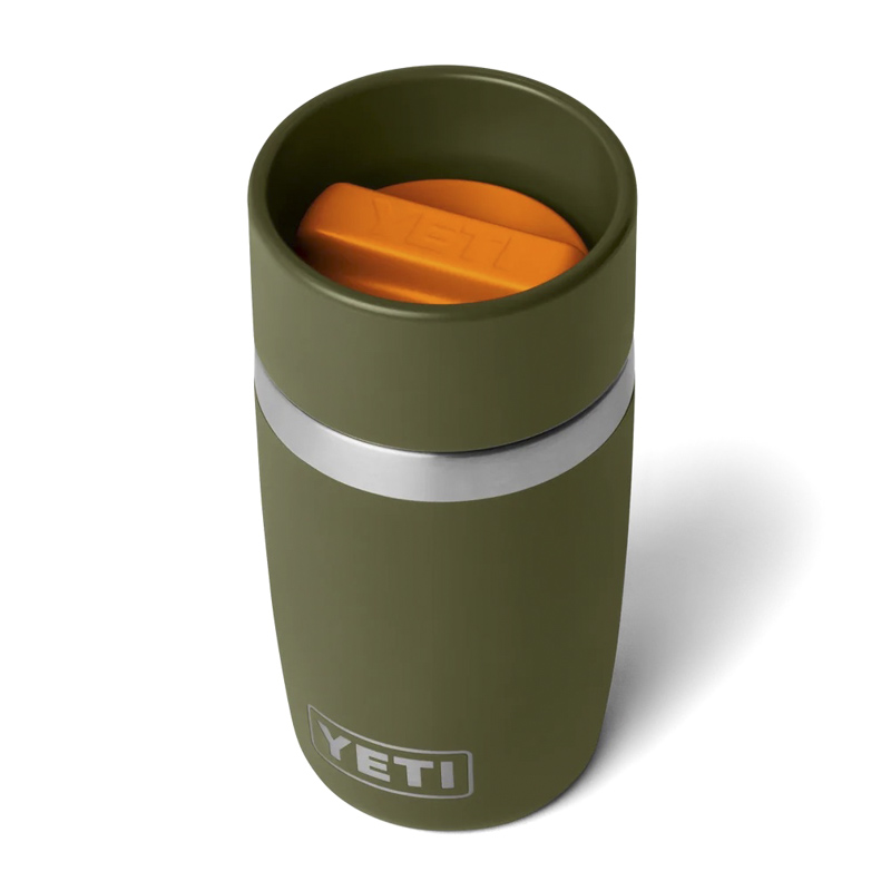 YETI Rambler Travel Bottle 8oz Olive/King Crab Orange