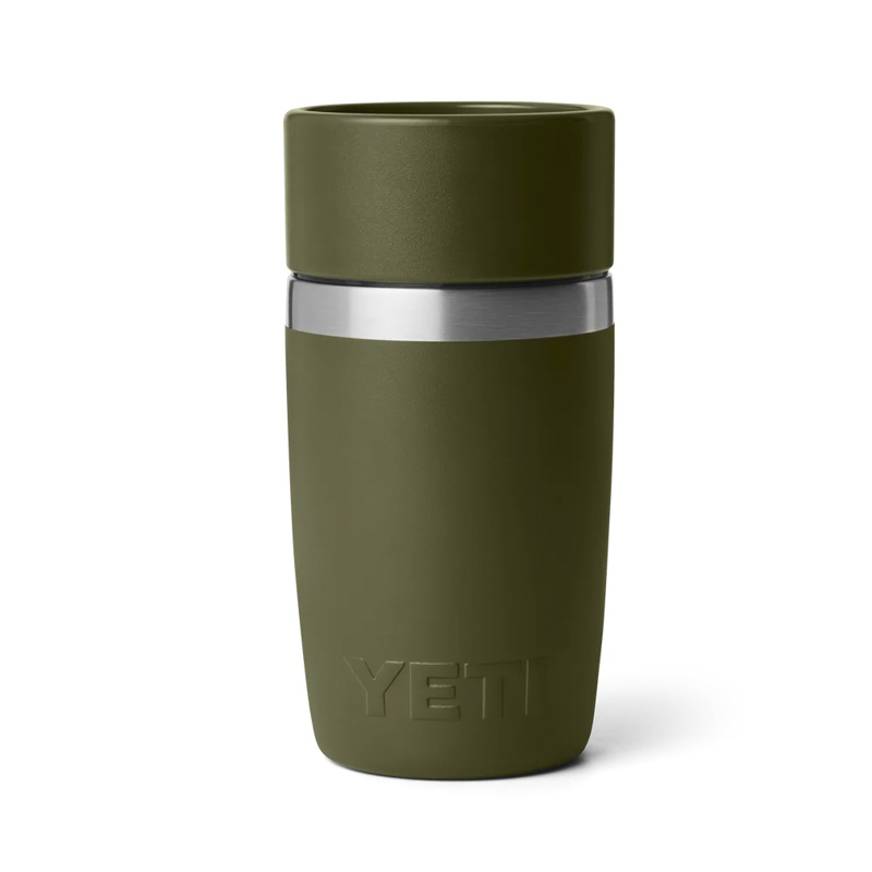 YETI Rambler Travel Bottle 8oz Olive/King Crab Orange