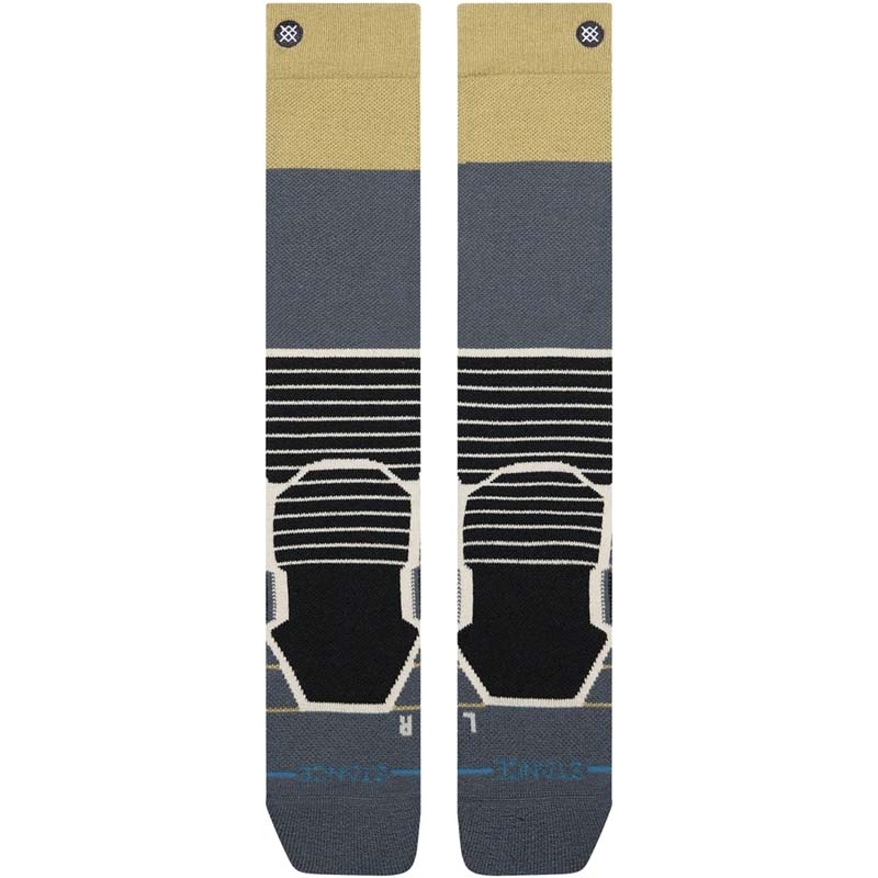 Stance Socks Blocked Mid Wool Snow GLD