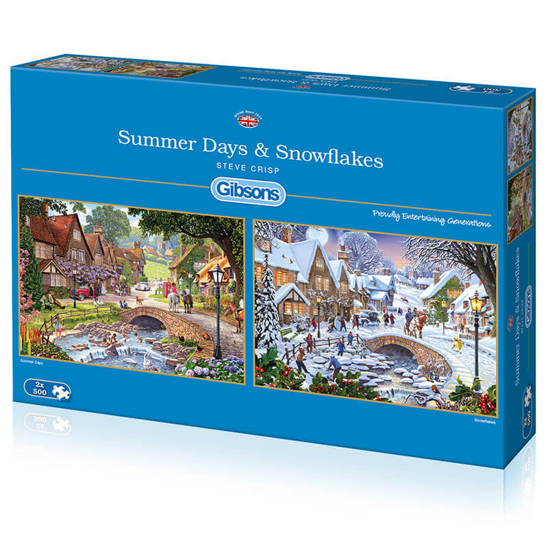 Gibson Puzzle Summer Days & Snowflakes