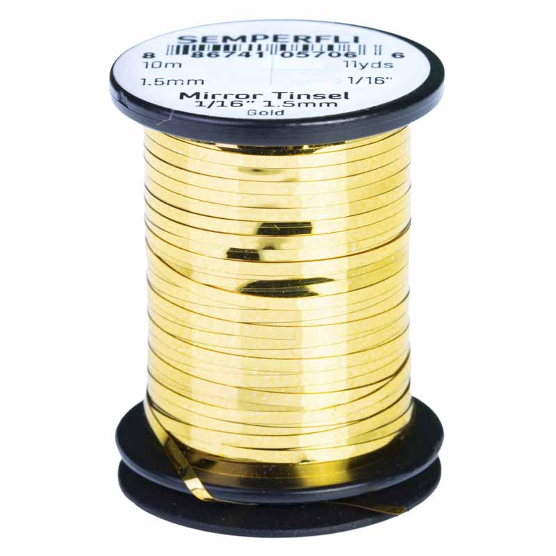 Semperfli 1/16 Mirror Tinsel Gold