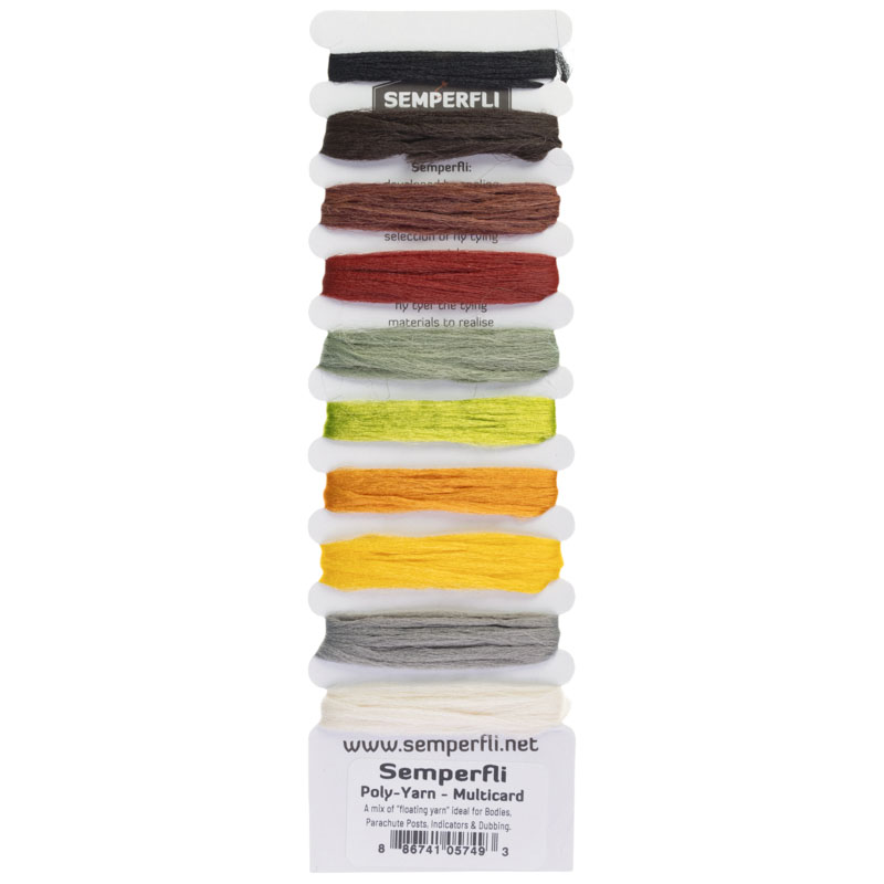 Semperfli Poly Yarn Multicard