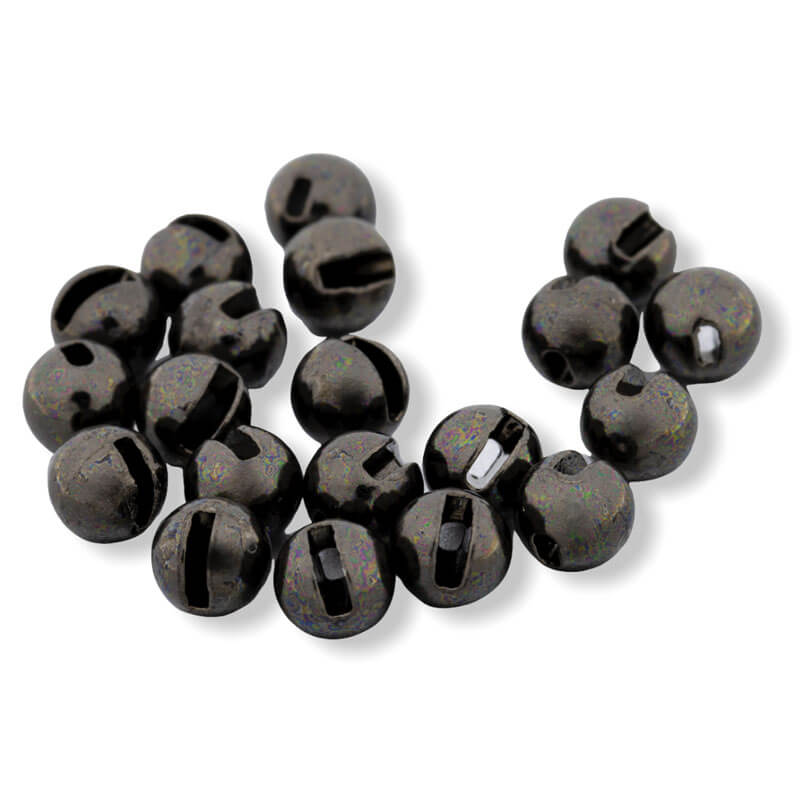 Tungsten Bead Slotted Black [100]