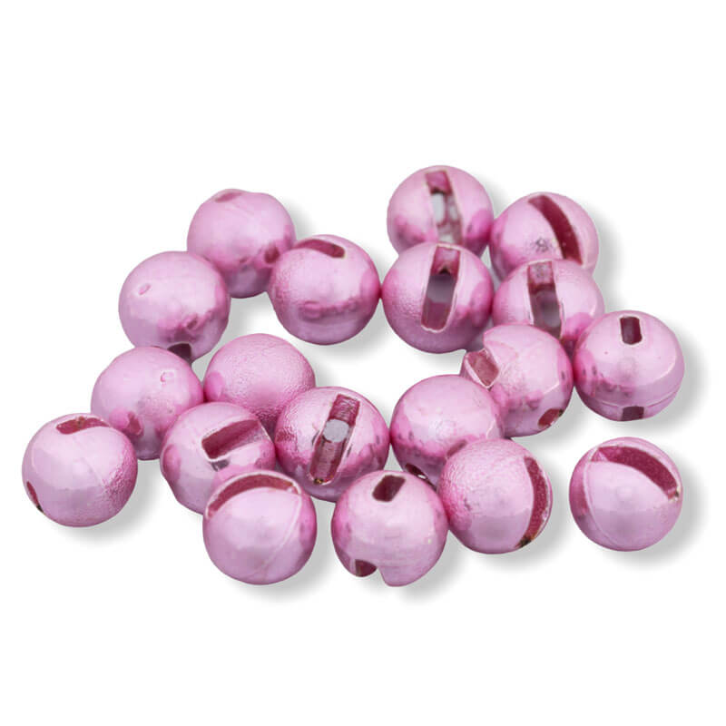 Tungsten Bead Slotted Pink [100]