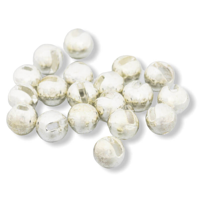 Tungsten Bead Slotted Silver [20]