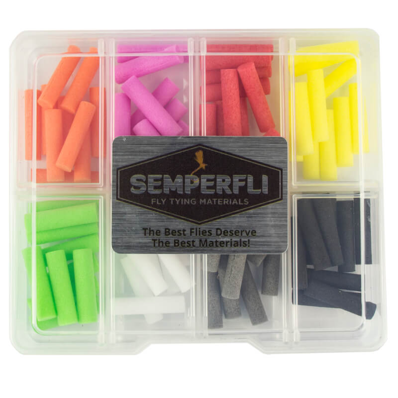 Semperfli 6mm Foam Tube Mix Pack