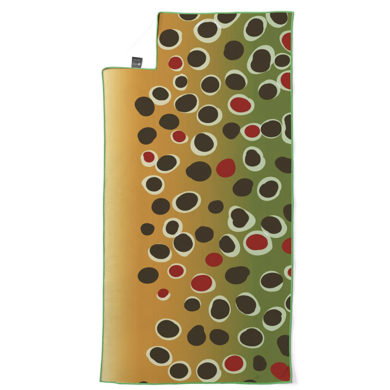 Wingo Microfiber Towel Brown Trout