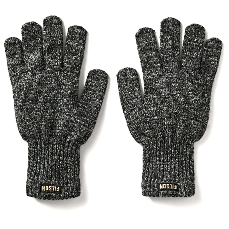 Filson Guanti Full Finger Knit Gloves Charcoal