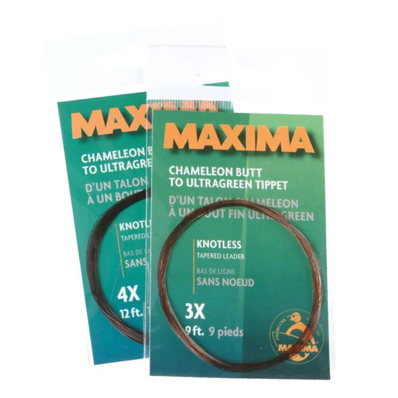 Maxima Knotless Tapered Leader 12ft