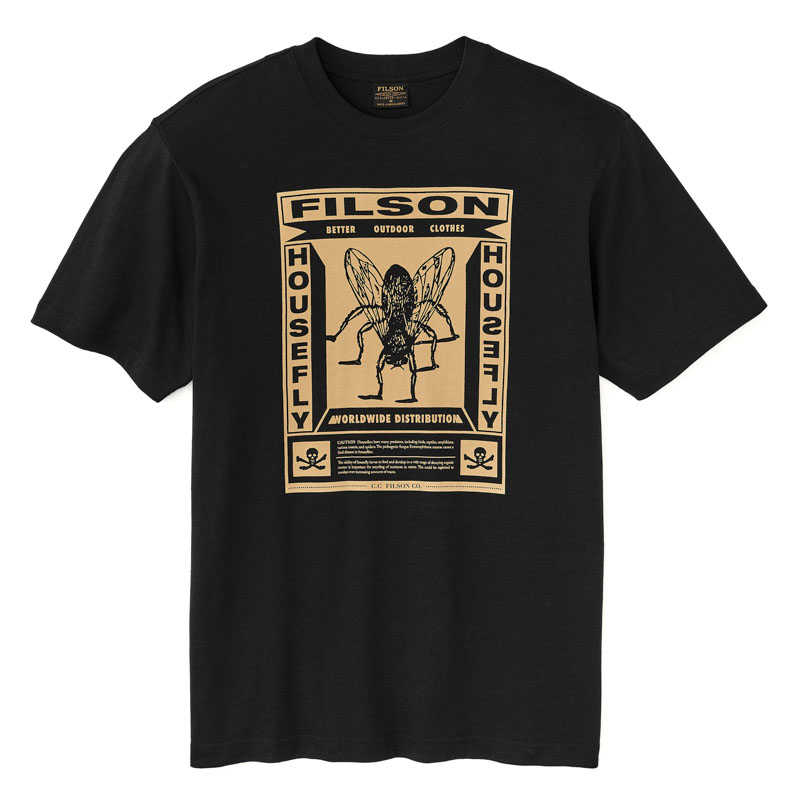 Filson x Housefly S/S Graphic T-Shirt Black