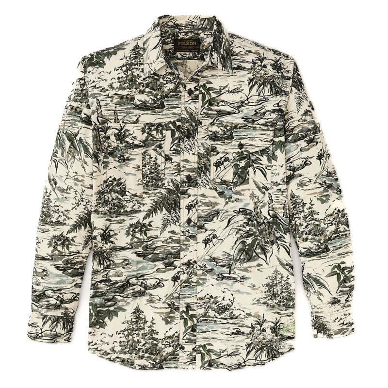 Filson x Housefly Washed Feather Cloth Shirt XL