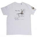 Will They Bite Dry Fly T-Shirt White