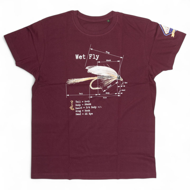 Will They Bite Wet Fly T-Shirt Red