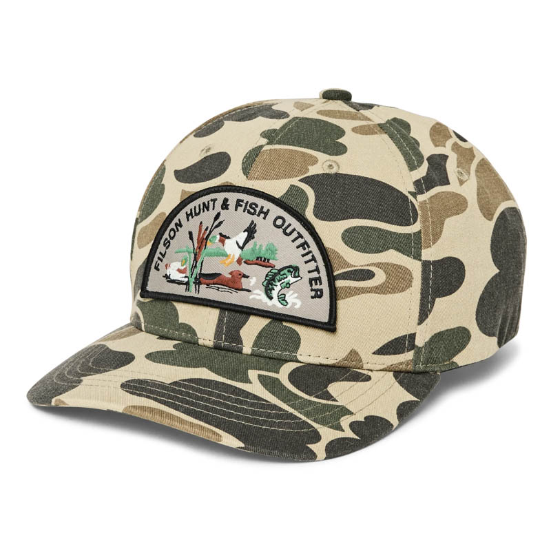 Filson Logger Cap Tan Camo Hunt Fish