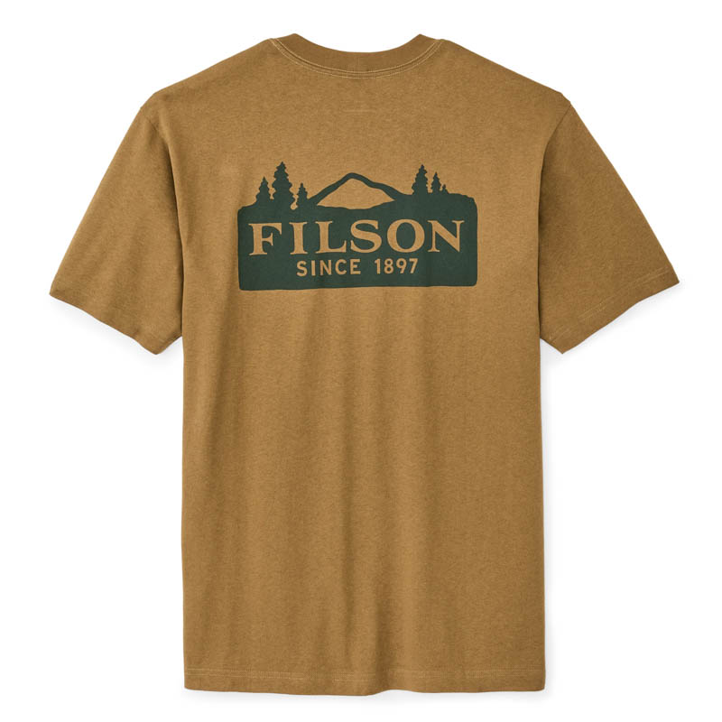 Filson Frontier Logo T-Shirt Golden Tan