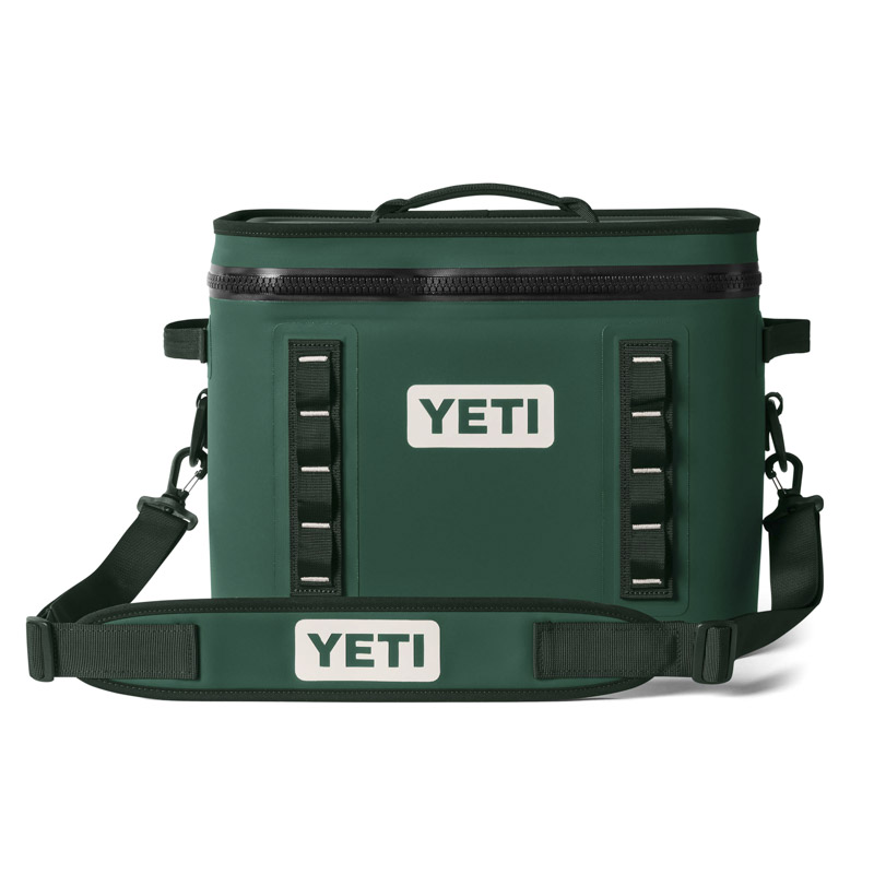 YETI Hopper Flip 18 Soft Cooler Black Forest Green
