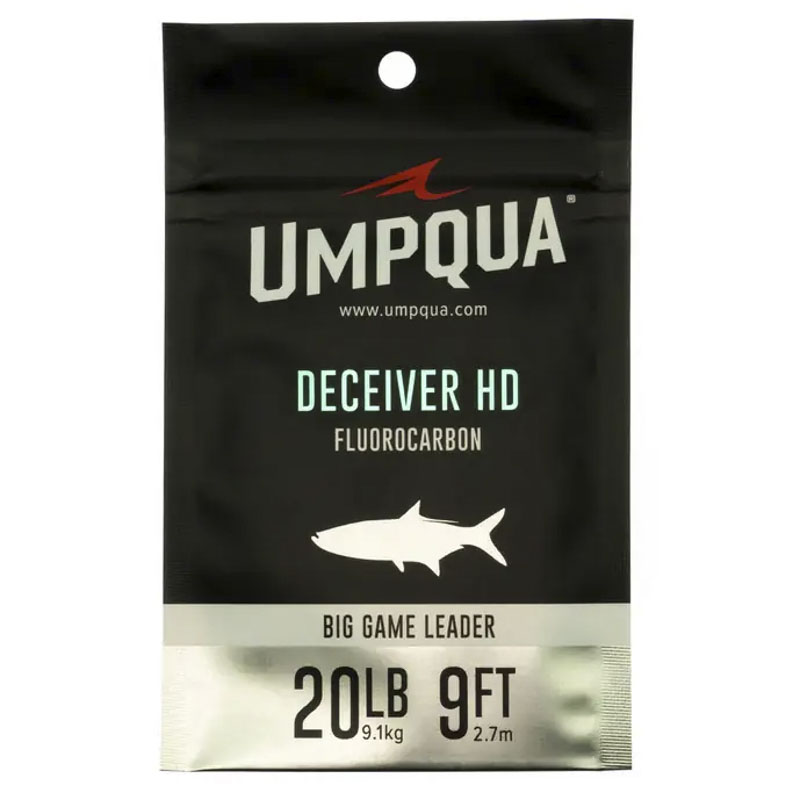 Umpqua Deceiver HD Big Game Fluorocarbon Leader 9ft