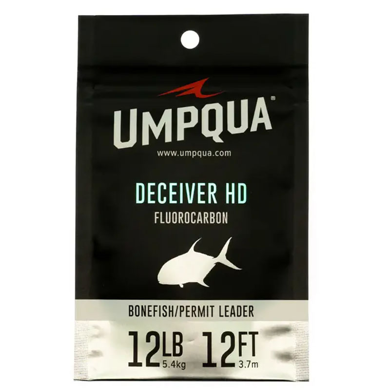 Umpqua Deceiver HD Bone-Permit Fluorocarbon Leader 12ft