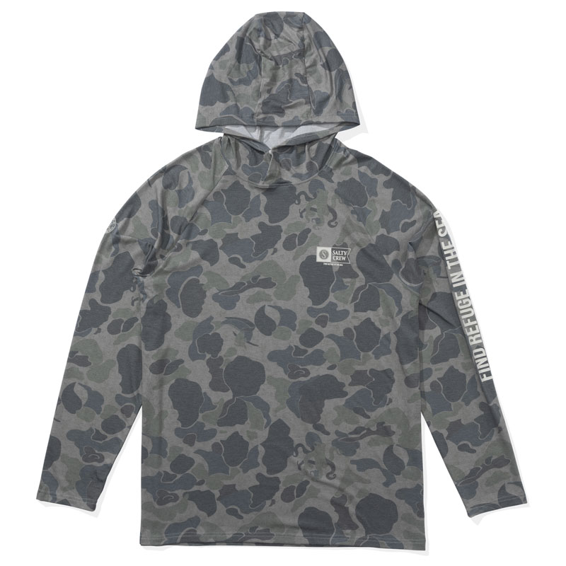 Salty Crew Mariner Hood Tech Tee