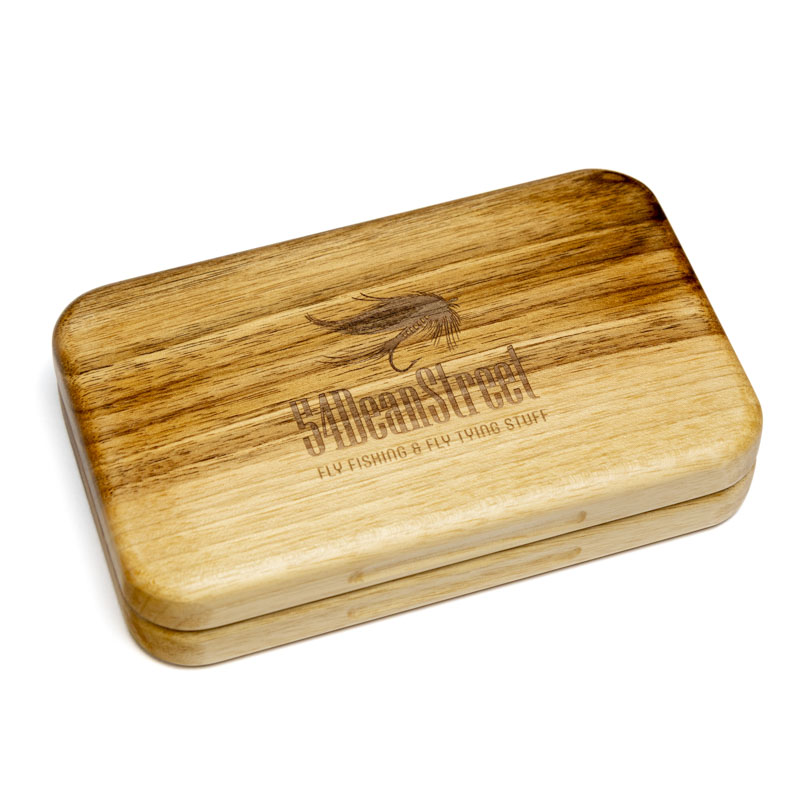 54DS Wooden Fly Box Adams 120