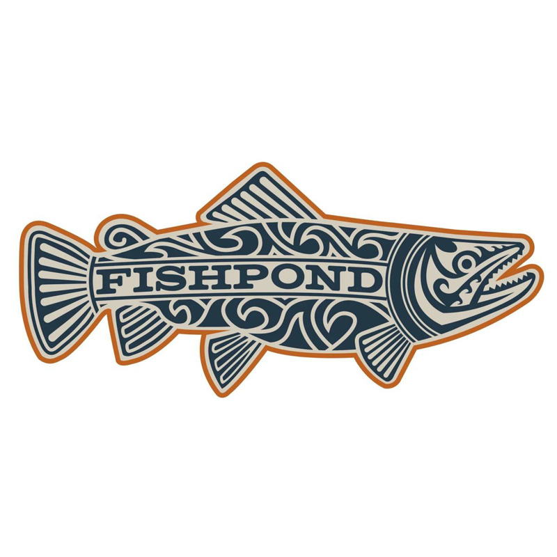 Fishpond Maori Trout Sticker 7 Inch