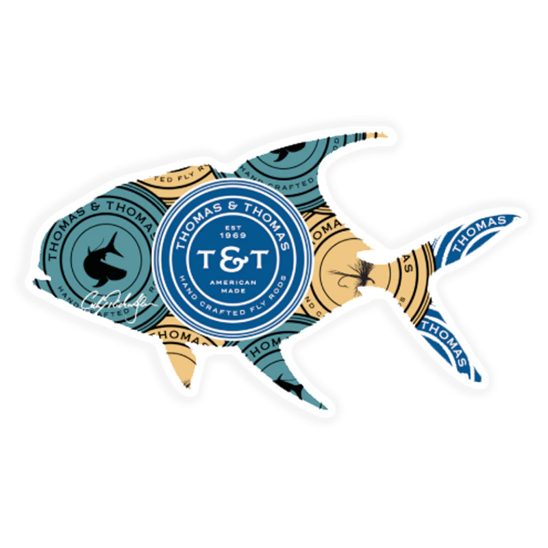 Thomas & Thomas Permit Sign Sticker 6 inch