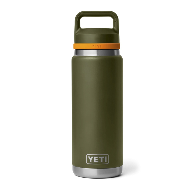 YETI Rambler Bottle 26oz Olive/King Crab Orange