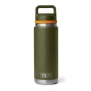 YETI Borraccia Rambler 26oz Olive/King Crab Orange